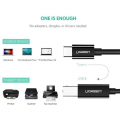 Кабель UGREEN US241 USB Type-C - USB Type-B, 1 m Black 80811 4 – techzone.com.ua