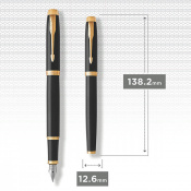 Ручка перьевая Parker IM Black GT FP F 22 011 4 – techzone.com.ua Ручка перьевая Parker IM Black GT FP F 22 011 4 – techzone.com.ua