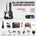 Donner Music DST-100 Sunburst Electric Guitar Kit Blac EC1099 2 – techzone.com.ua