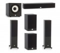 Комплект акустики 5.1 JBL Stage A130+A180+A135C+A100P Black 1 – techzone.com.ua