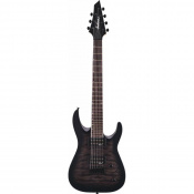 Электрогитара Jackson JS22Q-7 DKA DINKY ARCH TOP HT TRANSPARENT BLACK BURST