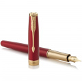 Ручка перьевая Parker SONNET Red Lacquer GT FP18 F 86 211 3 – techzone.com.ua