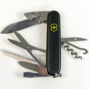 Складаний ніж Victorinox HUNTSMAN MAT чорний матовий лак з жовт.лого 1.3713.3.M0008p 5 – techzone.com.ua Складаний ніж Victorinox HUNTSMAN MAT чорний матовий лак з жовт.лого 1.3713.3.M0008p 5 – techzone.com.ua