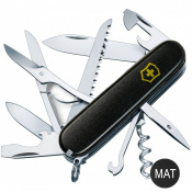 Складной нож Victorinox HUNTSMAN MAT черный матовый лак с желт.лого 1.3713.3.M0008p