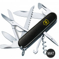 Складной нож Victorinox HUNTSMAN MAT черный матовый лак с желт.лого 1.3713.3.M0008p 1 – techzone.com.ua