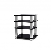 Стійка для техніки Norstone Square Hifi Black 1 – techzone.com.ua