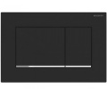 GEBERIT SIGMA30 cмывная клавиша, двойной смыв: с легкоочищаемой поверхностью черный матовый/хром глянцевый 115.883.14.1 1 – techzone.com.ua