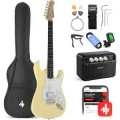 Donner Music DST-100 Sunburst Electric Guitar Kit Yellow EC1169 1 – techzone.com.ua