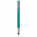 Ручка перова Parker VECTOR Blue-Green FP M + Картриджі Parker Quink /5шт. син. блістер 05 616b 2 – techzone.com.ua