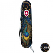 Складаний ніж Victorinox HUNTSMAN DESIGN Дивовижне перо 1.3713.3.R2120pk 6 – techzone.com.ua Складаний ніж Victorinox HUNTSMAN DESIGN Дивовижне перо 1.3713.3.R2120pk 6 – techzone.com.ua