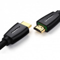 Кабель UGREEN HD118 HDMI to HDMI, 1 m, v2.0 UltraHD 4K-3D Braided Black 40408 2 – techzone.com.ua