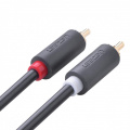 Кабель UGREEN AV104 2RCA to 2RCA Audio Cable, 2 m Black 10518 3 – techzone.com.ua