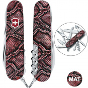 Складаний ніж Victorinox HUNTSMAN DESIGN Принт Шкіра пітона 1.3713.R2200pk 1 – techzone.com.ua