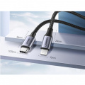 Кабель UGREEN US304 USB Type-C - Lightning, MFI - 36W, 1.5 m Braided with Aluminum Shell Black 60760 2 – techzone.com.ua