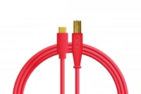 Кабель DJ Techtools Chroma Cables: USB-C to USB-B Red 1 – techzone.com.ua