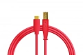 Кабель DJ Techtools Chroma Cables: USB-C to USB-B Red 1 – techzone.com.ua