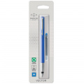 Ручка перова Parker VECTOR Blue FP M блістер 05 716 1 – techzone.com.ua