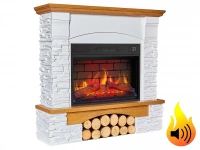 Електрокамін ArtiFlame Roxwell AF23BS дуб (3D-ефект полум’я, LED-підсвічування, обігрів) 2 – techzone.com.ua