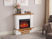 Електрокамін ArtiFlame Roxwell AF23BS дуб (3D-ефект полум’я, LED-підсвічування, обігрів) 7 – techzone.com.ua