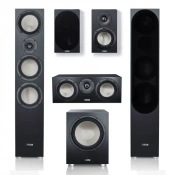 Комплект акустики 5.1 Canton GLE 100 + GLE 30 + GLE 50 Center + Power Sub 12 Black