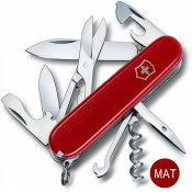 Складной нож Victorinox CLIMBER MAT красный матовый лак 1.3703.M0007p