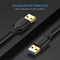 Кабель UGREEN US128 USB-A 3.0 - USB-A 3.0, 2m Black 10371 7 – techzone.com.ua