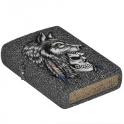 Запальничка Zippo 211 Wolf Skull Feather Design 29863 3 – techzone.com.ua Запальничка Zippo 211 Wolf Skull Feather Design 29863 3 – techzone.com.ua