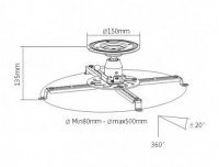 Крепление для проектора Sunne PRO300SB black 2 – techzone.com.ua Крепление для проектора Sunne PRO300SB black 2 – techzone.com.ua