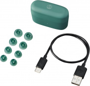 Навушники Audio-Technica ATH-CKS30TW+GR Green 8 – techzone.com.ua Навушники Audio-Technica ATH-CKS30TW+GR Green 8 – techzone.com.ua