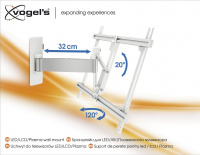 Крепёж настенный Vogels W52081 White 5 – techzone.com.ua Крепёж настенный Vogels W52081 White 5 – techzone.com.ua