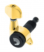 D'ADDARIO PWAT-6R3 AUTO-TRIM TUNING MACHINES (6 in-line, Gold) 1 – techzone.com.ua