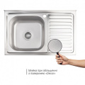 Кухонна мийка Lidz 5080-L 0,8 мм Decor (LIDZ5080LDEC06) 3 – techzone.com.ua