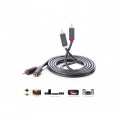 Кабель UGREEN AV104 2RCA to 2RCA Audio Cable, 3 m Black 10519 4 – techzone.com.ua