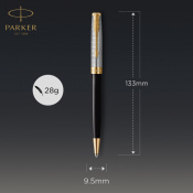 Ручка шариковая Parker SONNET Metal & Black Lacquer GT BP 68 132 4 – techzone.com.ua Ручка шариковая Parker SONNET Metal & Black Lacquer GT BP 68 132 4 – techzone.com.ua