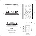 Сабвуфер Acoustic Energy AE SUB Matte Black 2 – techzone.com.ua