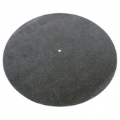 Мат з чорної шкіри для опорного диска вінілового програвача Tonar Black Leather Mat art.5978 1 – techzone.com.ua
