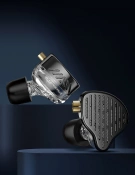 Навушники з мікрофоном Knowledge Zenith KZ PR2 Black Mic 5 – techzone.com.ua