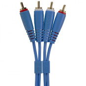 Кабель UDG Set RCA - RCA Blue 3m (U97003LB) 1 – techzone.com.ua