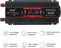 Перетворювач DC-AC Foval 2600W 4 – techzone.com.ua Перетворювач DC-AC Foval 2600W 4 – techzone.com.ua