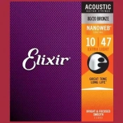Струни для акустичної гітари Elixir AC NW 12L