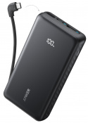 Зовнішній акумулятор (павербанк) Anker PowerCore 20000mAh 22.5W Built-In USB-C Cable Black (A110EH11) 1 – techzone.com.ua