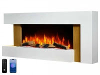 Електрокамін ArtiFlame Fjord AF52 з 3D-ефектом полум’я, обігрівом і Wi-Fi 3 – techzone.com.ua