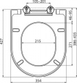 Сидіння з кришкою Ravak WC Uni Chrome X01549 6 – techzone.com.ua