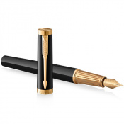 Набор Parker INGENUITY Black Lacquer GT FP F (перьевая ручка + блокнот Parker) 3 – techzone.com.ua Набор Parker INGENUITY Black Lacquer GT FP F (перьевая ручка + блокнот Parker) 3 – techzone.com.ua