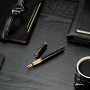 Набор Parker INGENUITY Black Lacquer GT FP F (перьевая ручка + блокнот Parker) 7 – techzone.com.ua Набор Parker INGENUITY Black Lacquer GT FP F (перьевая ручка + блокнот Parker) 7 – techzone.com.ua