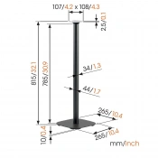 Підставка Vogels SOUND 6301 пiд акустику Bowers & Wilkins Formation Flex Floor Stand 5 – techzone.com.ua
