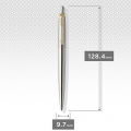 Ручка шариковая Parker JOTTER Stainless Steel GT BP Трезубец цветочный 16032_T055b 4 – techzone.com.ua