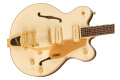 Гітара напівакустична GRETSCH ELECTROMATIC PRISTINE LTD CENTER BLOCK DOUBLE-CUT WITH BIGSBY WHITE GOLD 3 – techzone.com.ua