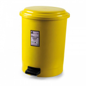 Корзина для мусора с педалью жёлтый пластик Afacan Plastik 50л PK-50 105