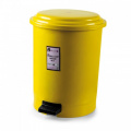 Корзина для мусора с педалью жёлтый пластик Afacan Plastik 50л PK-50 105 – techzone.com.ua